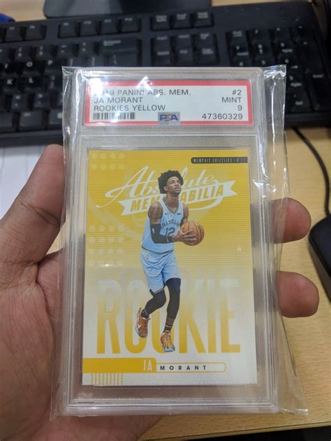 NBA Card Ja Morant Rookie Yellow PSA Graded Hobbies Toys Toys