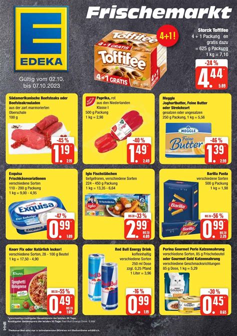 Edeka Frischemarkt Prospekt gültig vom 16 10 2023 bis 21 10 2023