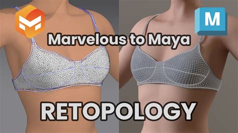 Retopologize Marvelous Designer Garment In Maya Time Lapse YouTube