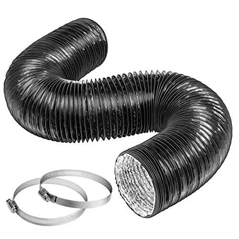 Reviews For Vivosun 6 Inch 25 Feet Black Non Insulated Flex Air Aluminum Ducting For Hvac