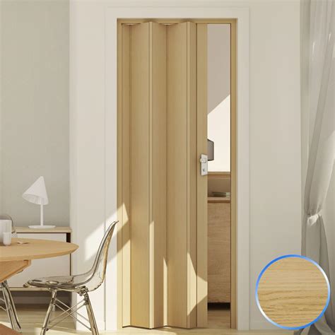 Forte Puerta Plegable De Interior De Pvc Haya X Cm Mod Maya