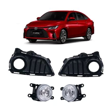 Kit Neblineros Halogeno Toyota Yaris Kit Completo Cuotas Sin Inter S