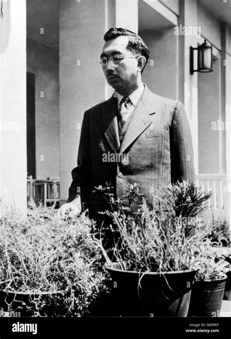 Emperor Hirohito Emperor Hirohito Stock Photo Alamy