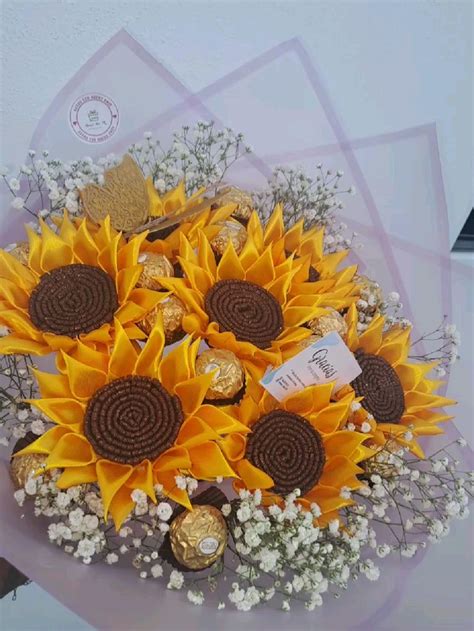 Girasoles Eternos Arreglos Florales Diy Ramo De Cintas Arreglos