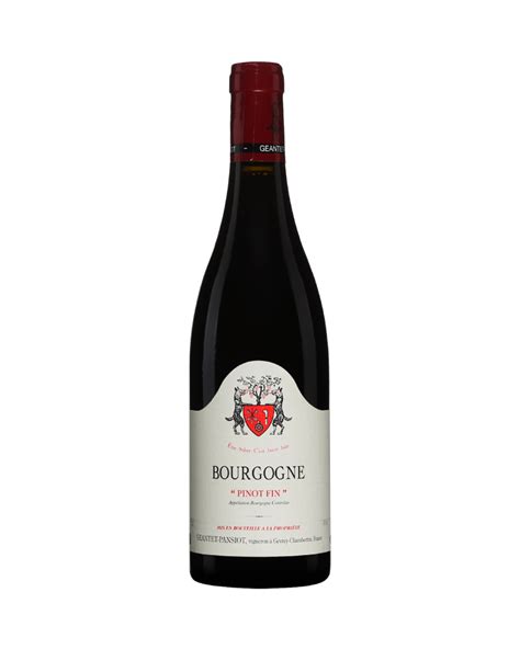 強堤帕西雍酒莊 芬皮諾紅酒 Geantet Pansiot Bourgogne Rouge Pinot Fin加佳酒Plus9