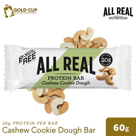 All Nutrition Cashew Cookie Dough Protein Bar 60g Lazada PH