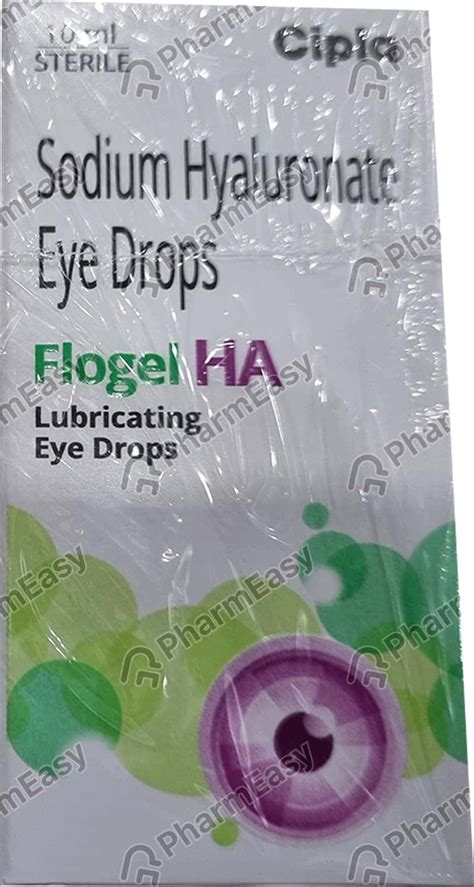 Flogel Ha 0 1 W V Eye Drop 10 Uses Side Effects Price Dosage