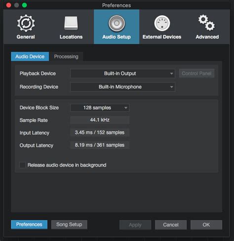 Audio Interface Setup In Studio One - Part I: Audio Setup - OBEDIA | Music Recording Software ...