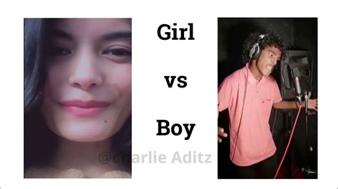 Girls Singing Vs Boys Singing Meme Youtube