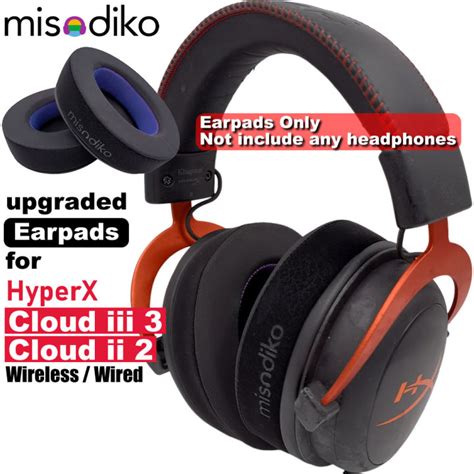 Misodiko Upgraded Earpads Replacement For Hyperx Cloud Iii Ii