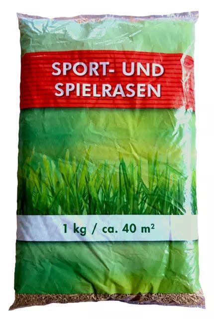 JEU ET PELOUSE De Sport 1kg Semences Graines D Herbe Gazon EUR 8 86