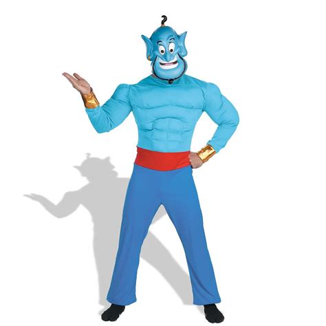 Aladdin Disney Genie Muscle Adult Costume