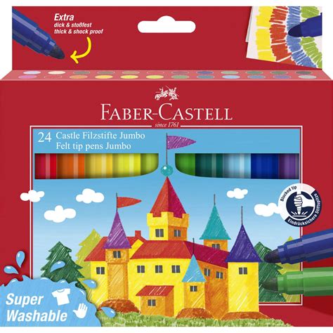 Set de feutres Jumbo super lavables Faber Castell Le Géant des Beaux