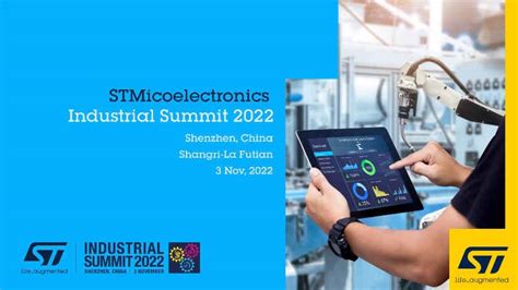 Industrial Summit 2022 Stmicroelectronics