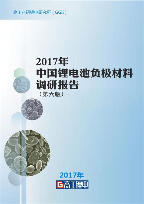 Ggii《2017年中国锂电池负极材料行业分析报告（第六版）》 高工产业研究院 新产业智库新闻 内容页