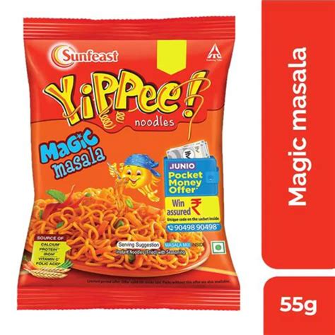 Buy Sunfeast Yippee Magic Masala Instant Noodles 55 G Pouch Online