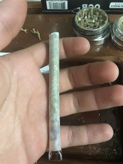 My Little Joint Rolled With A Glass Tip Hope You Like It R Artofrolling