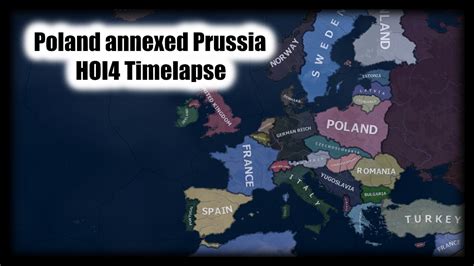 What If Poland Annexed Prussia Hoi Timelapse Youtube