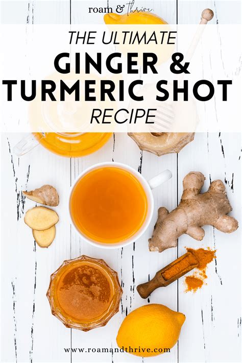 Go To Ginger Turmeric Shot Recipe For Juicers Blenders Turmeric