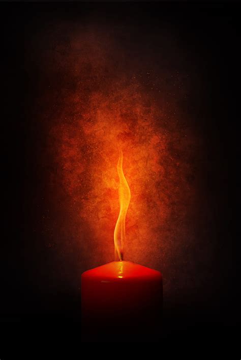 Candle Fire Burn Flame Dark HD Phone Wallpaper Peakpx