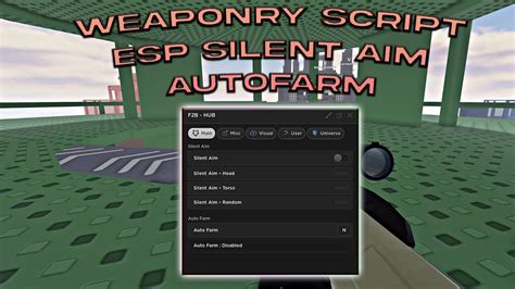 Weaponry Script Silent Aim Esp Autofarm Youtube