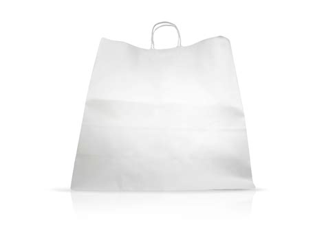 Cheap White Paper Bags With Handles | IUCN Water