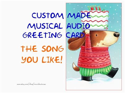 Custom Singing Birthday Cards Singing Card Custom Made Musical Audio Greeting by – BirthdayBuzz