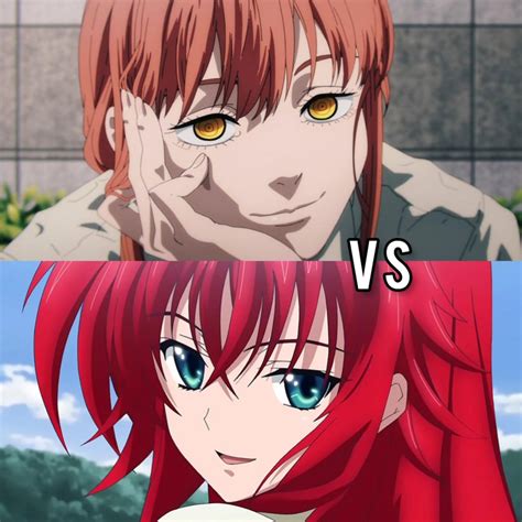 Makima Vs Rias Gremory By 8410 On Deviantart