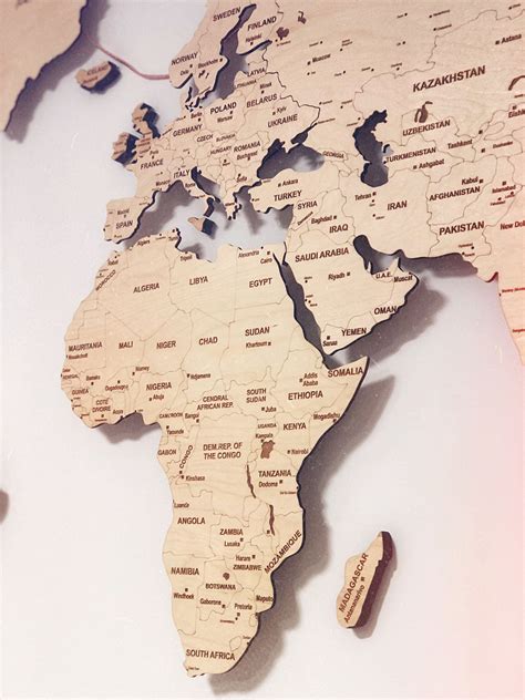 Wood World Led Map Wall Art Decor Light World Map Wooden Large Etsy Artofit