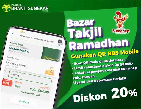 Scan QR Code BPRS Bhakti Sumekar Mobile Manjakan Nasabah Untuk Setiap