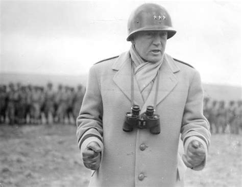 George Patton Making A Speech For Us Troops Armagh Northern Ireland