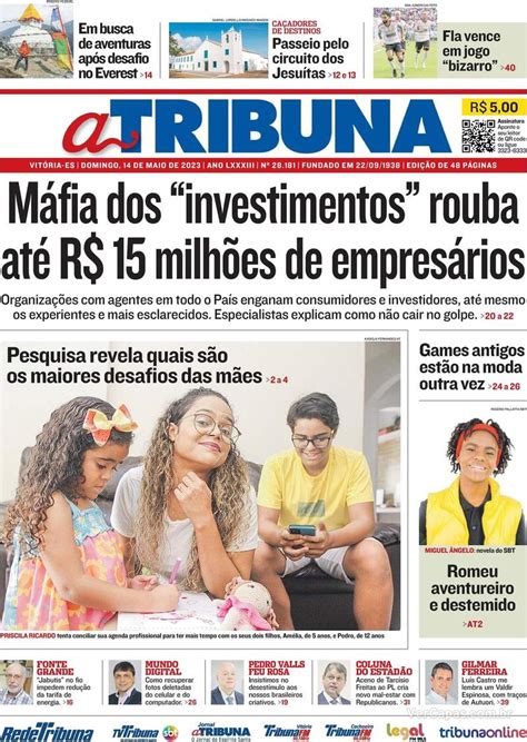 Capa A Tribuna Domingo De Maio De