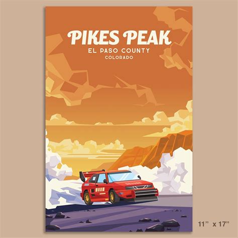 Pikes Peak Poster One Hell Of A Town