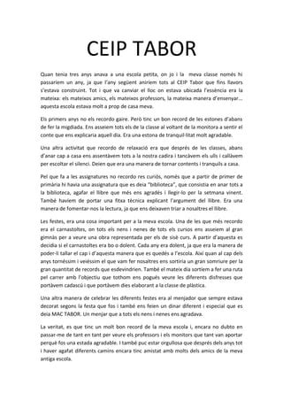 Autobiografia Escolar Word Vell PDF