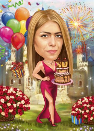 Дигитална карикатура, нарисувана на таблет