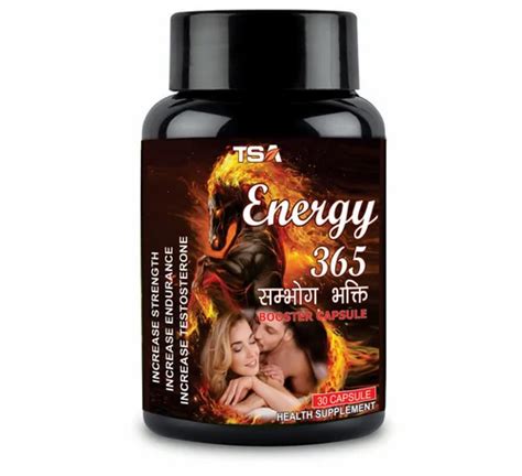 Tsa Energy Ayurvedic Sex Power Capsule Sex Time Booster Medicine