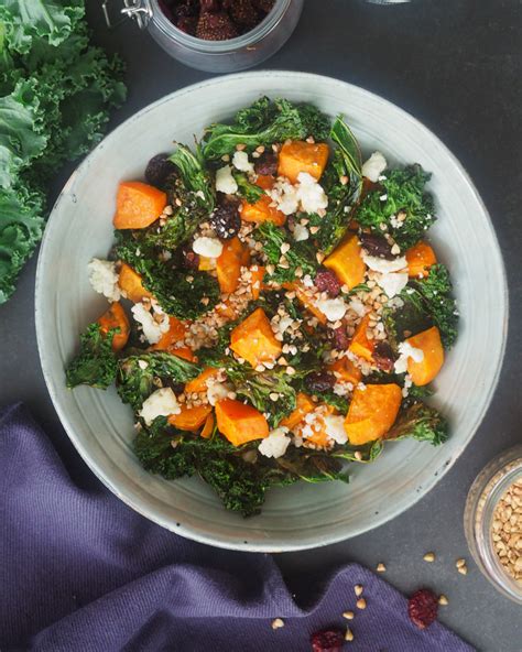 Salade De Patates Douces Et Chou Kale