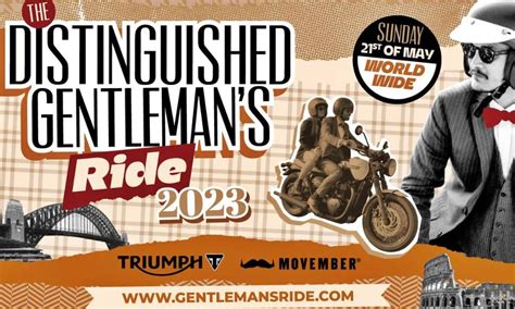 Este Domingo Es El The Distinguished Gentlemans Ride Gente De Moto