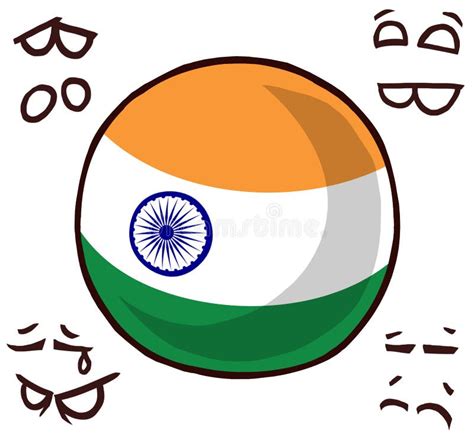 India Country Ball Stock Illustration Illustration Of Drawing 131564992