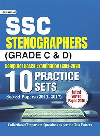 Ssc Stenographers Grade C D Pract Sets New Team Prabhat S