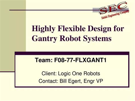 PPT - Highly Flexible Design for Gantry Robot Systems PowerPoint Presentation - ID:5336956