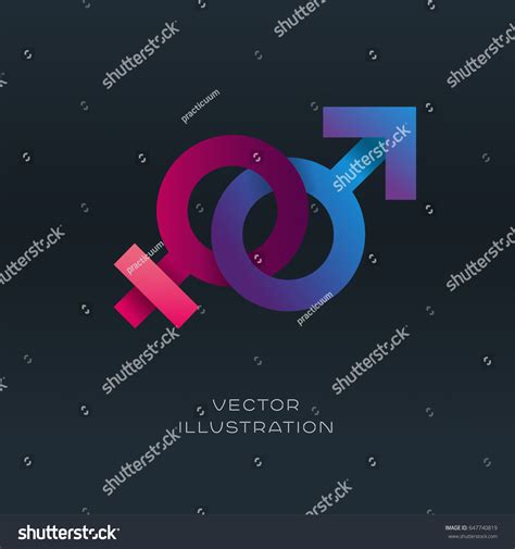 Symbols Gender Venus Mars Signs Vector Stock Vector (Royalty Free ...