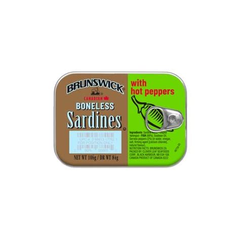 Brunswick Spicy Boneless Sardines Matchless Vgw