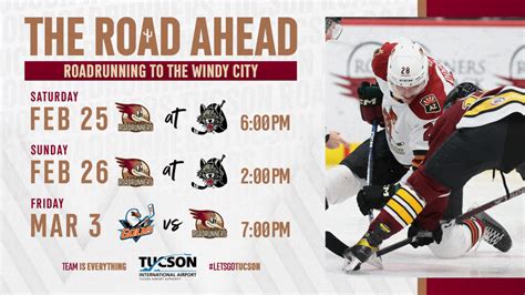 Tucson Roadrunners Road Ahead Roadrunning To The Windy City