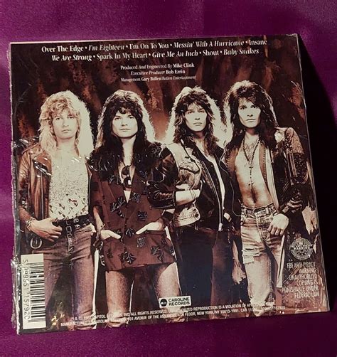 CD HURRICANE Over the Edge 紙ジャケ リマスター Mike Clink Guns N Roses