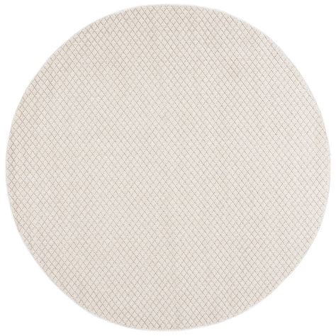 Ebern Designs Tapis beige ivoire en polypropylène tissé à la machine