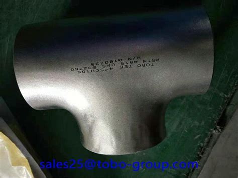 Butt Weld Fittings Duplex Stainless Steel Tee Astm B Uns S B