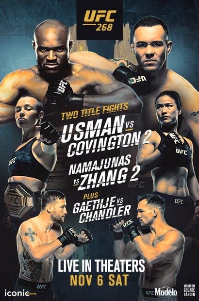 UFC 268: Usman vs Covington 2 - Emagine Entertainment