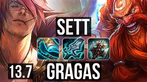 Sett Vs Gragas Top Legendary M Mastery Games Tr