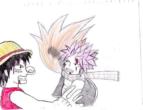 luffy vs natsu by kingmicky101 on DeviantArt